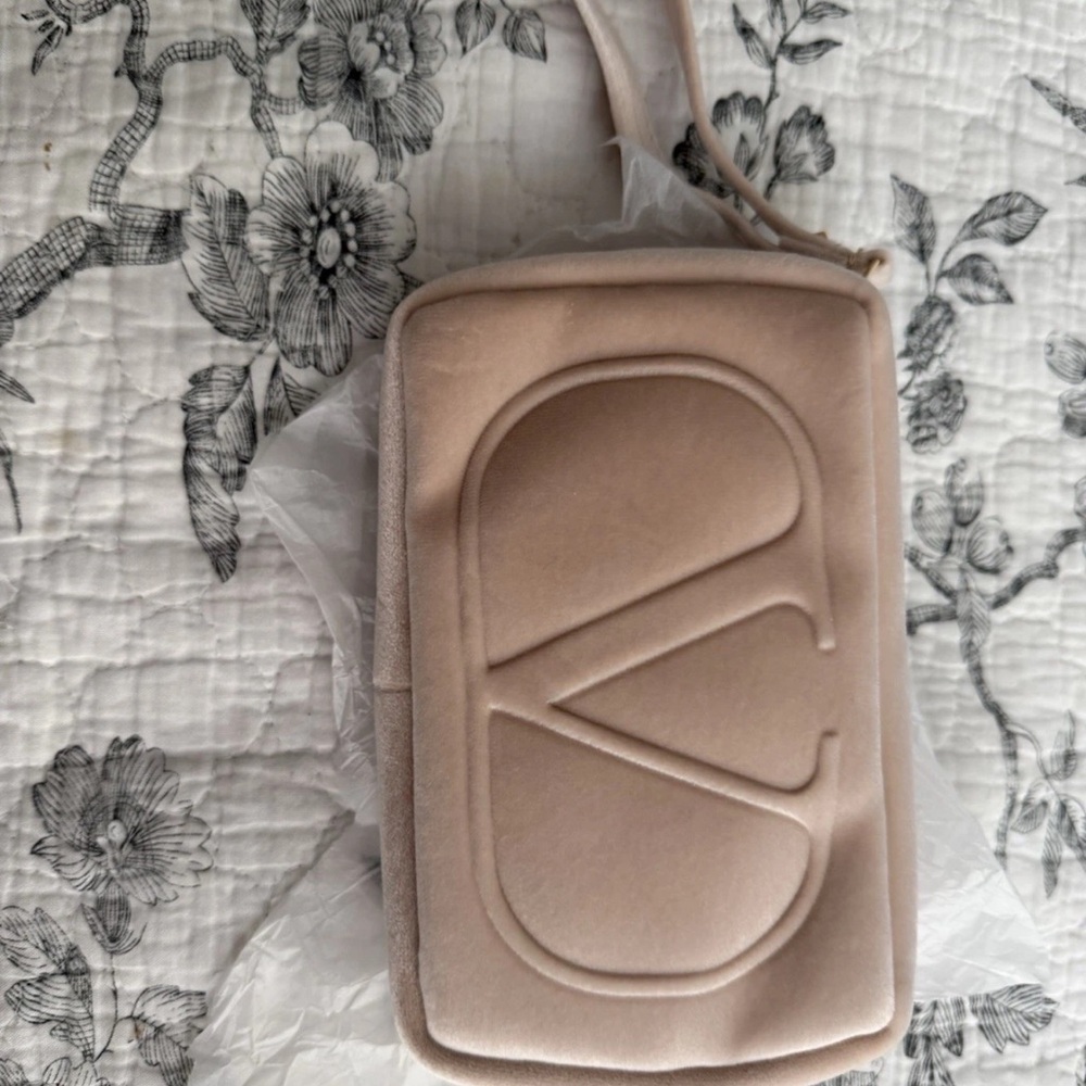 Valentino Beige Clutch Wristlet